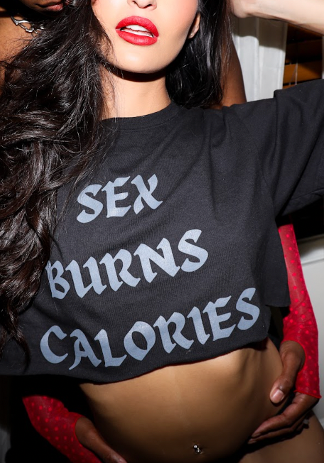 "Sex Burns Calories" Baby Tee